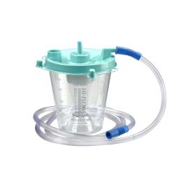 Hi-Flow Bemis Healthcare 8002K 055-Hi-Flow Rigid Suction Canister Kit, 800 mL, Suction Canisters & L